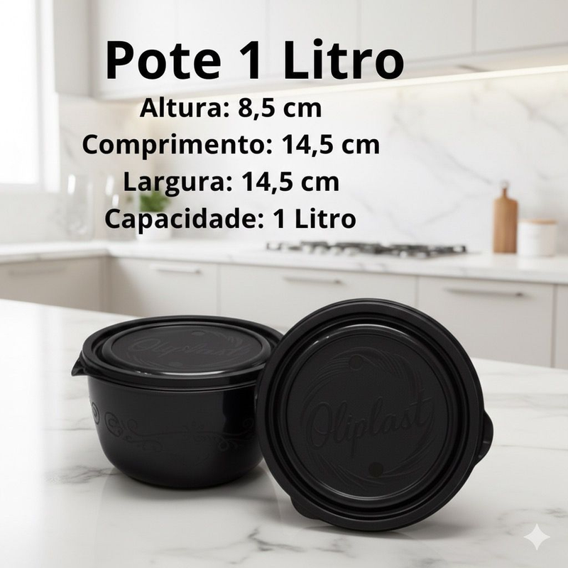 KIT 21 POTES VARIADOS PARA COZINHA