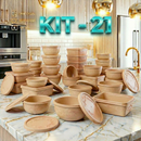 Kit 21 Potes Organizadores – Premium