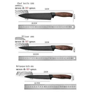 Conjunto De Facas Inox 6 Peças Antiaderente Com Cabo Reforçado Descascador E Tesoura Cozinha